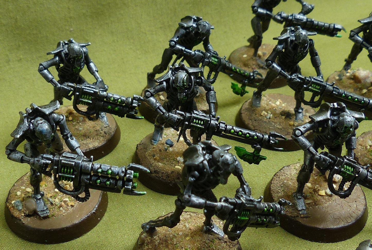 Necron Warriors painted - Necrons - Warhammer 40K #1B5