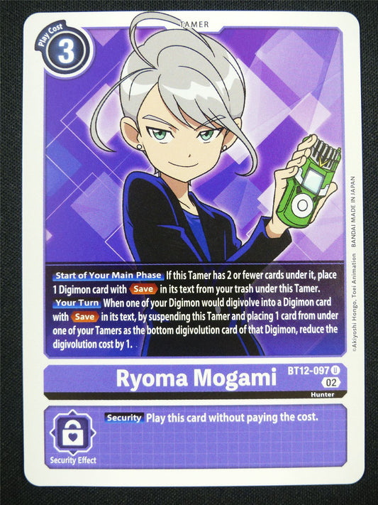 Ryoma Mogami BT12-097 U - Digimon Card #LH