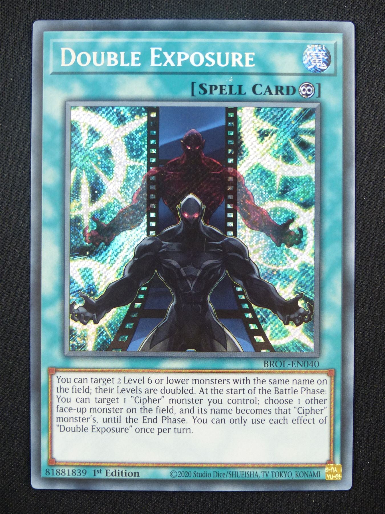 Double Exposure BROL Secret Rare - 1st ed Yugioh Card #154