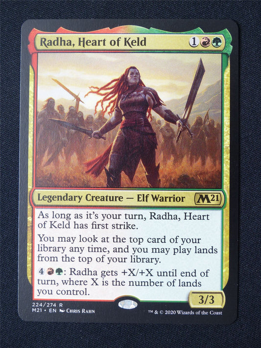 Radha Heart of Keld - M21 - Mtg Card #97M