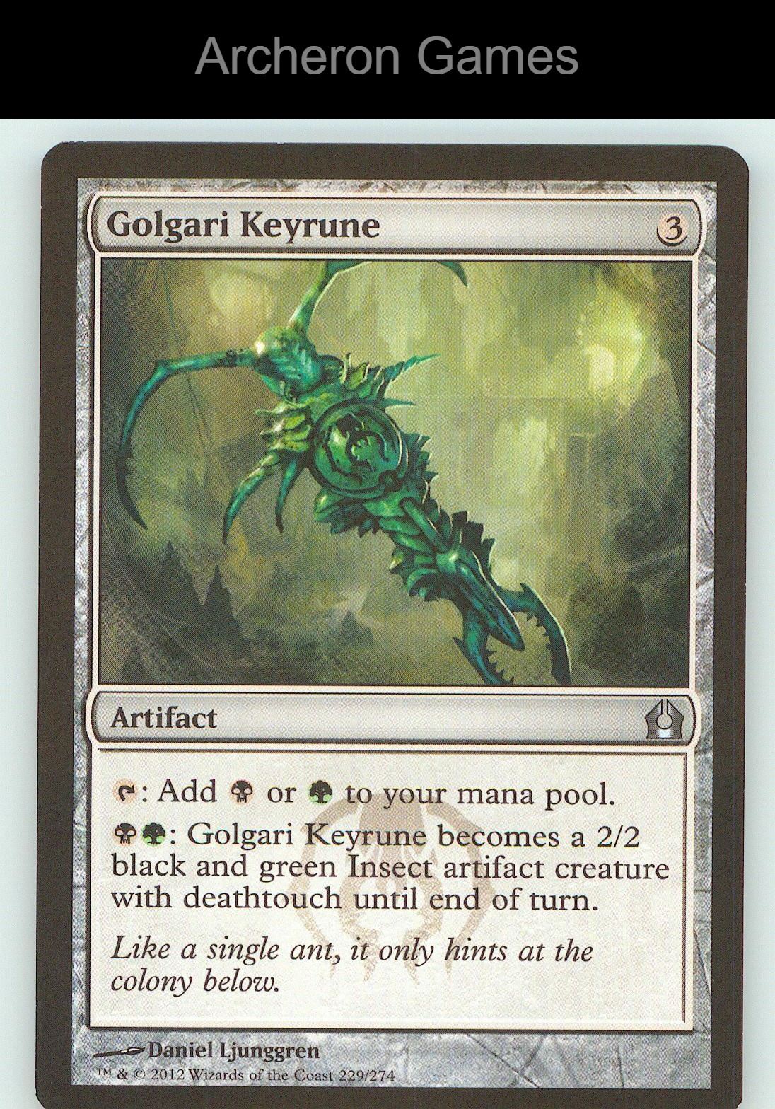 Golgari Keyrune RTR 229 UC MTG Card NM/EX+