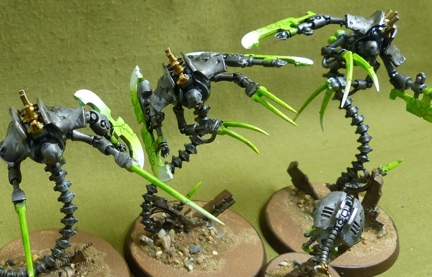Ophydian Destroyers painted - Necrons - Warhammer 40K #2DC