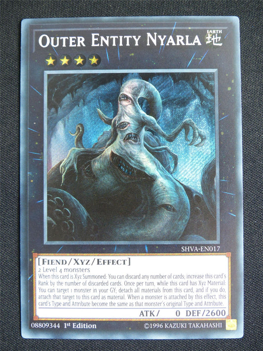 Outer Entity Nyarla SHVA Secret Rare - 1st ed Yugioh Card #4ZS