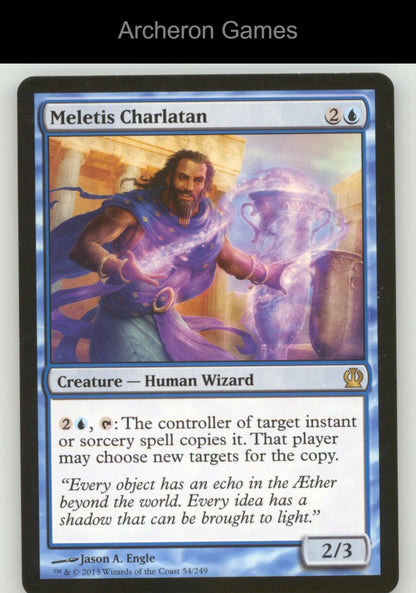 Meletis Charlatan 54 R MTG Card Theros