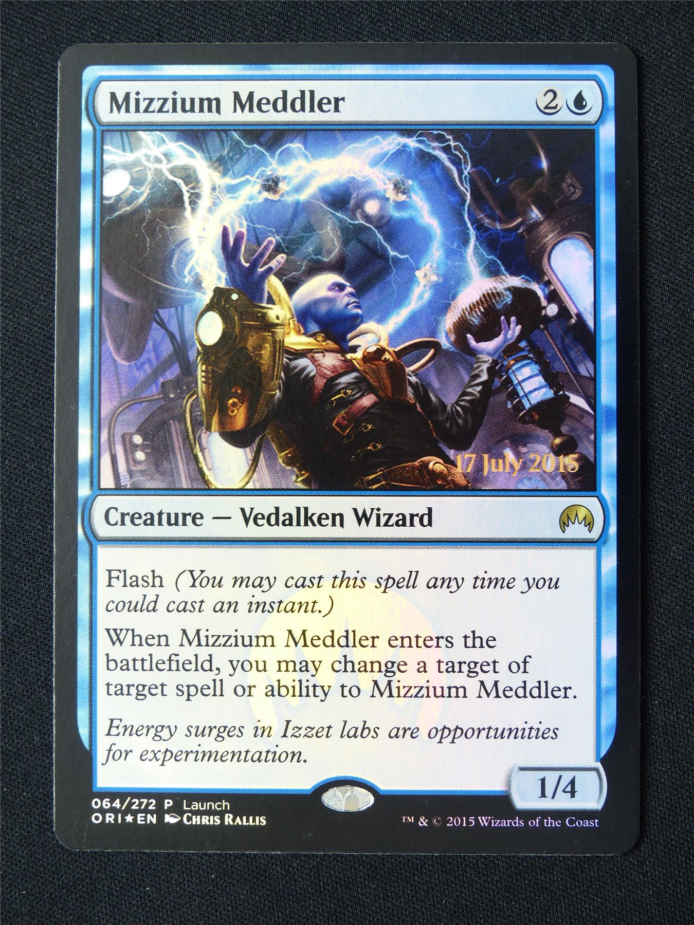 Mizzium Meddler Promo Foil - ORI - Mtg Card #9AF