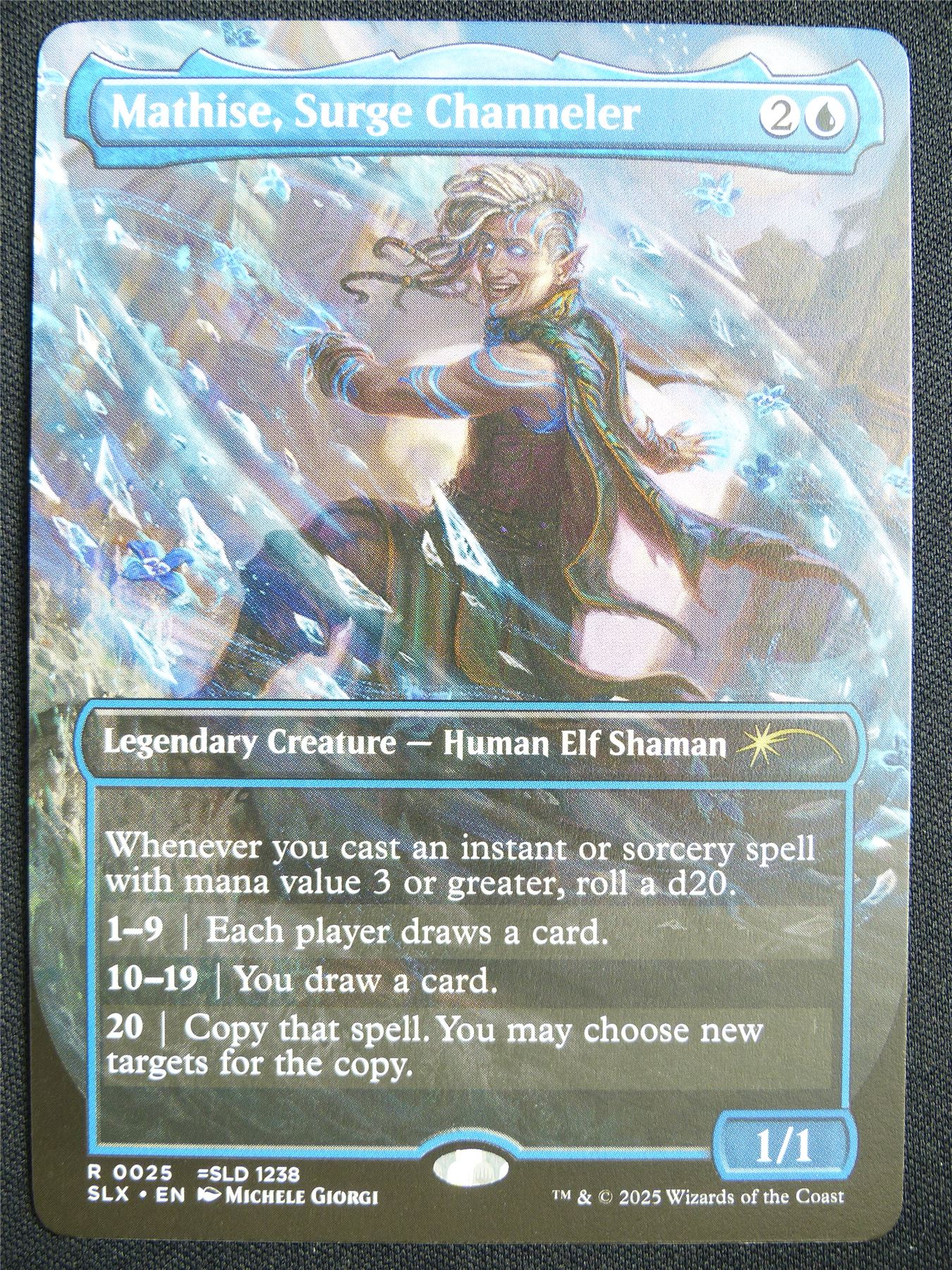 Mathise Surge Channeler Borderless - SLX - Mtg Card #23R