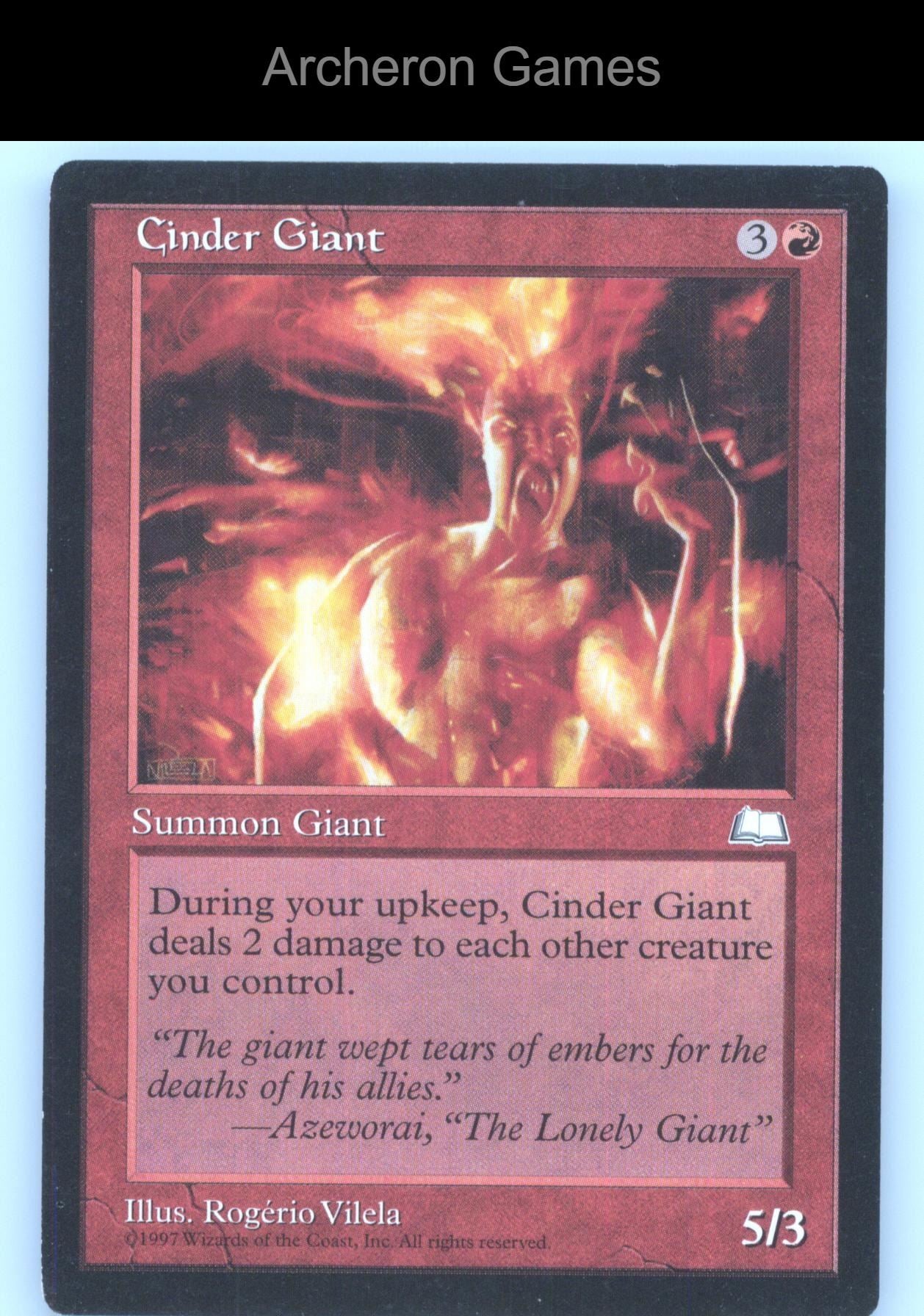 Cinder Giant UC MTG Card Weatherlight
