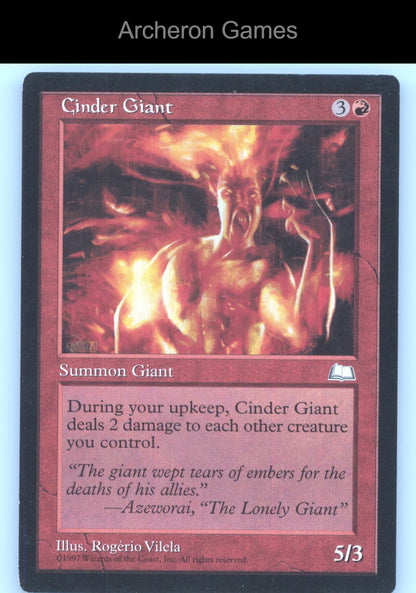 Cinder Giant UC MTG Card Weatherlight