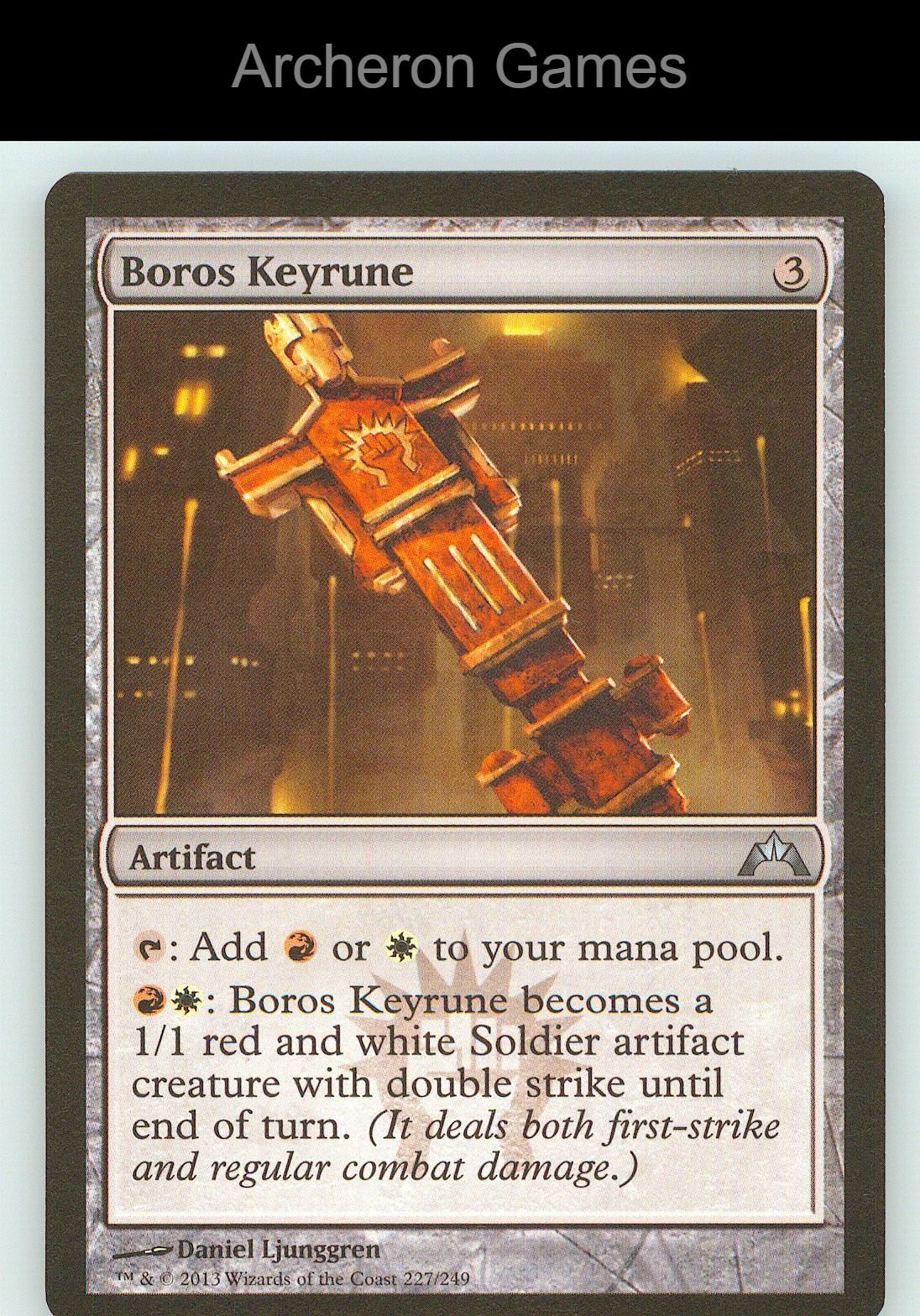Boros Keyrune GTC 227 UC MTG Card NM/EX+