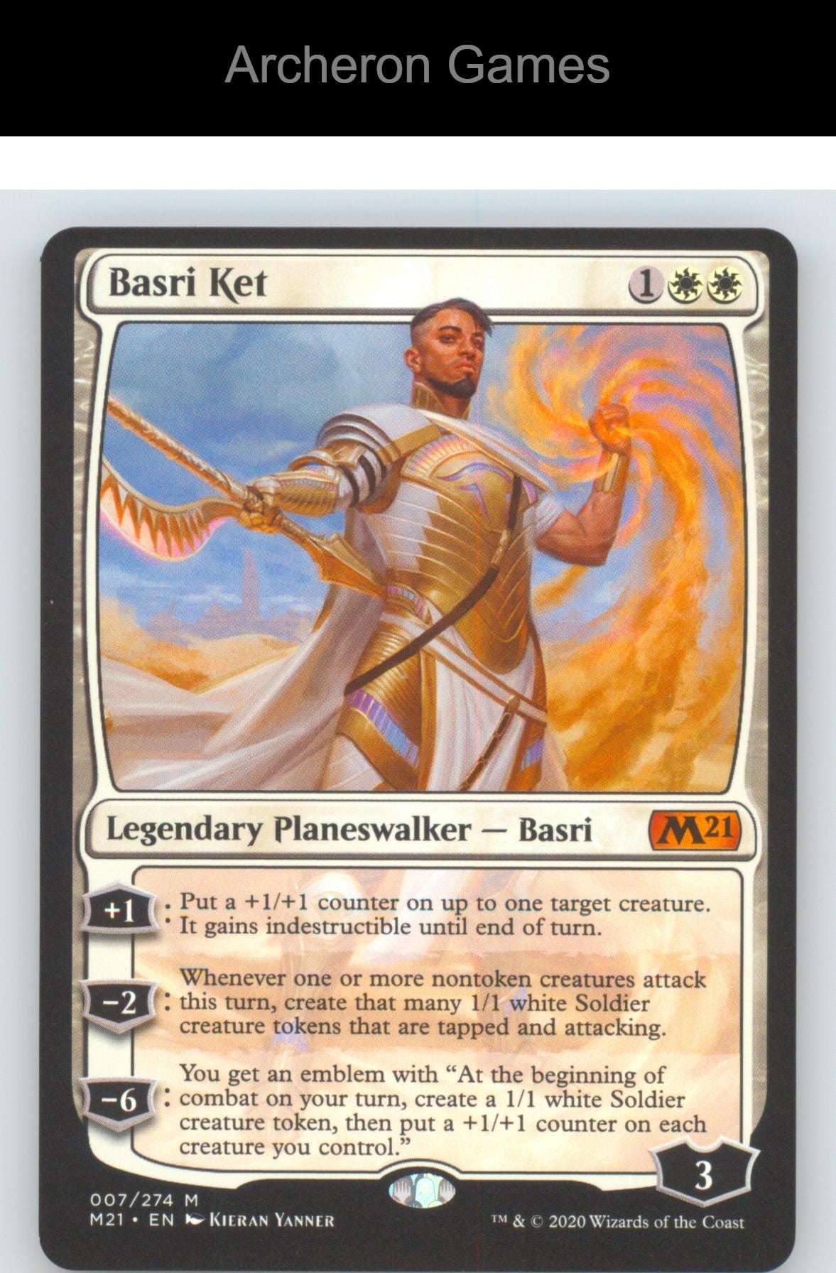 Basri Ket M21 7 Mythic MTG Card Core Set 2021