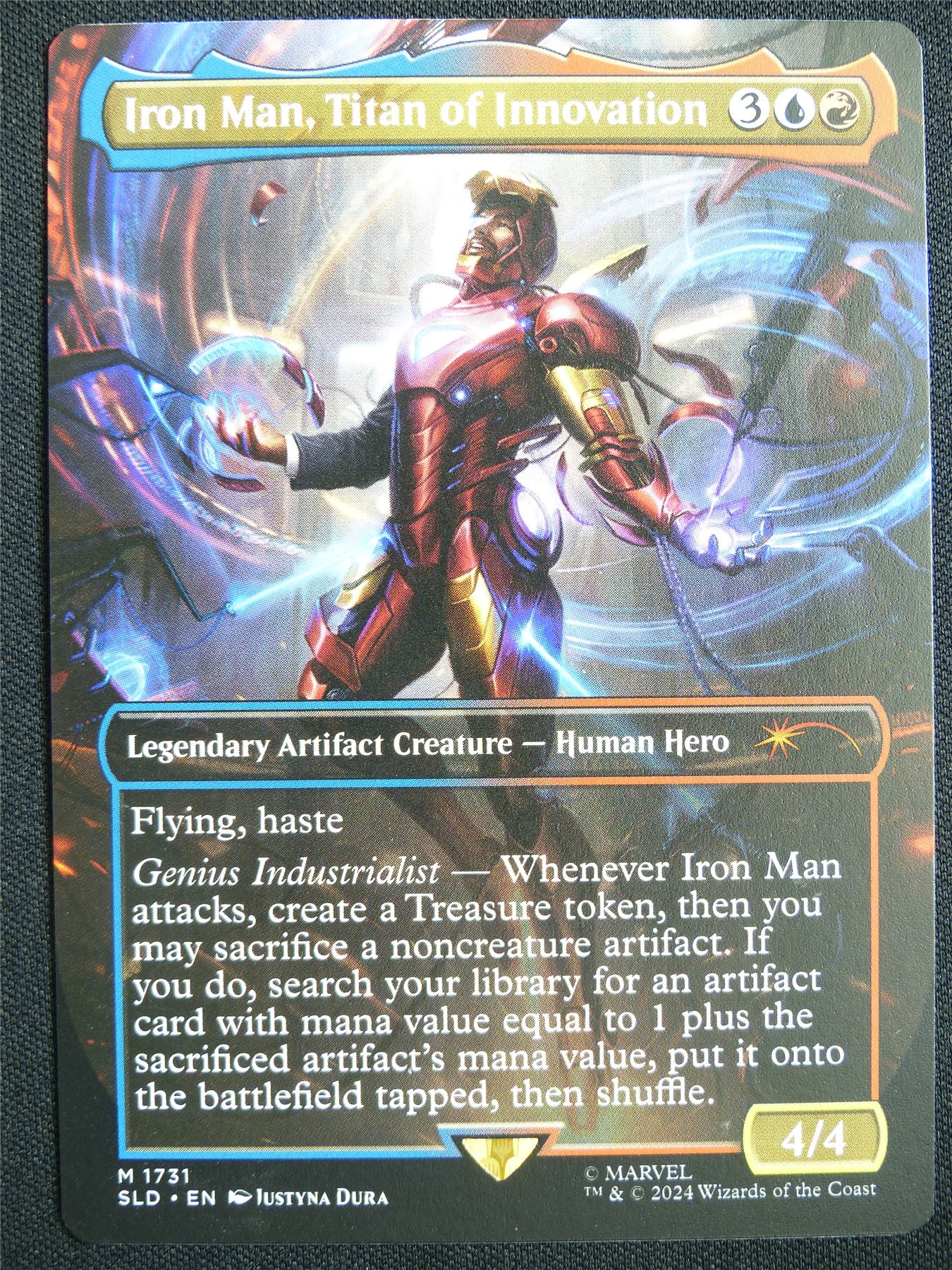 Iron Man Titan of Innovation Borderless - SLD - Mtg Card #1ZG