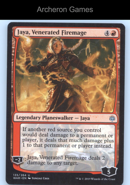 Jaya, Venerated Firemage 135/264 UC MTG Card The List Reprints