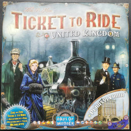 Ticket to Ride Expansion: United Kingdom - Board Game #781