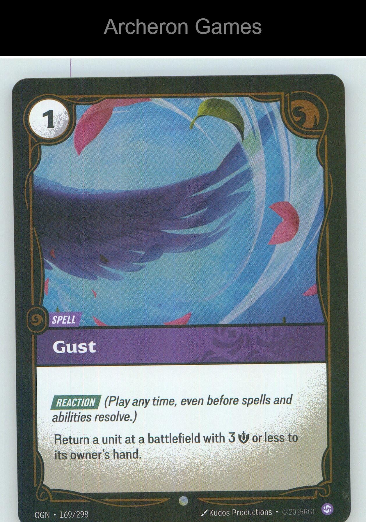 Gust OGN 169/298 C Origins Riftbound Card