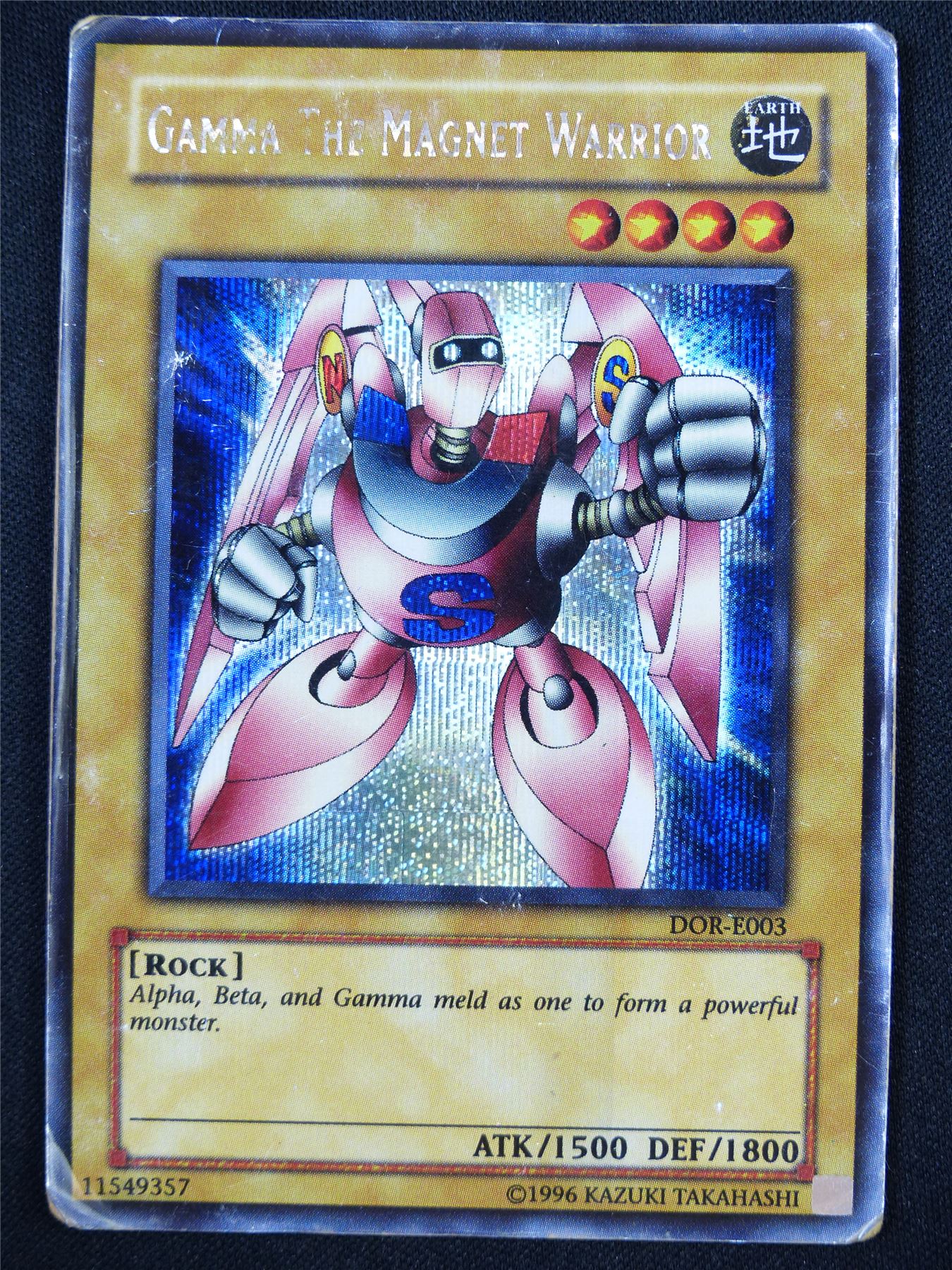 Gamma The Magnet Warrior DOR Secret Rare well played - Yugioh Card #1AD