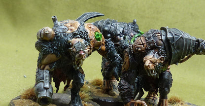 Rat Ogors painted - Skaven - Warhammer AoS #5SF