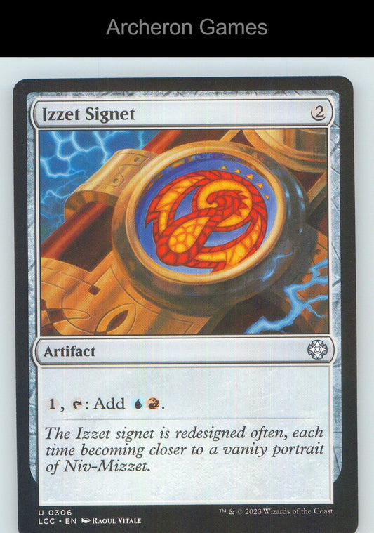 Izzet Signet LCC 306 C MTG Card NM/EX+