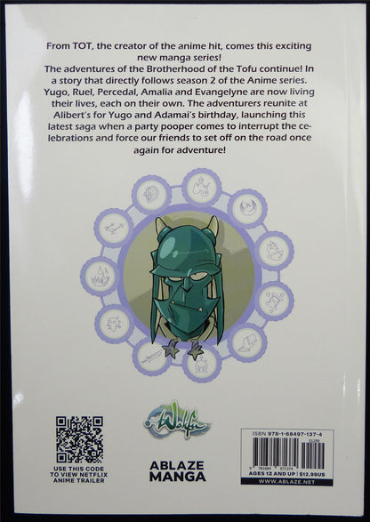 WAKFU Volume 1: The Quest for the Eliatrope Dofus - Ablaze Manga Softback #19S