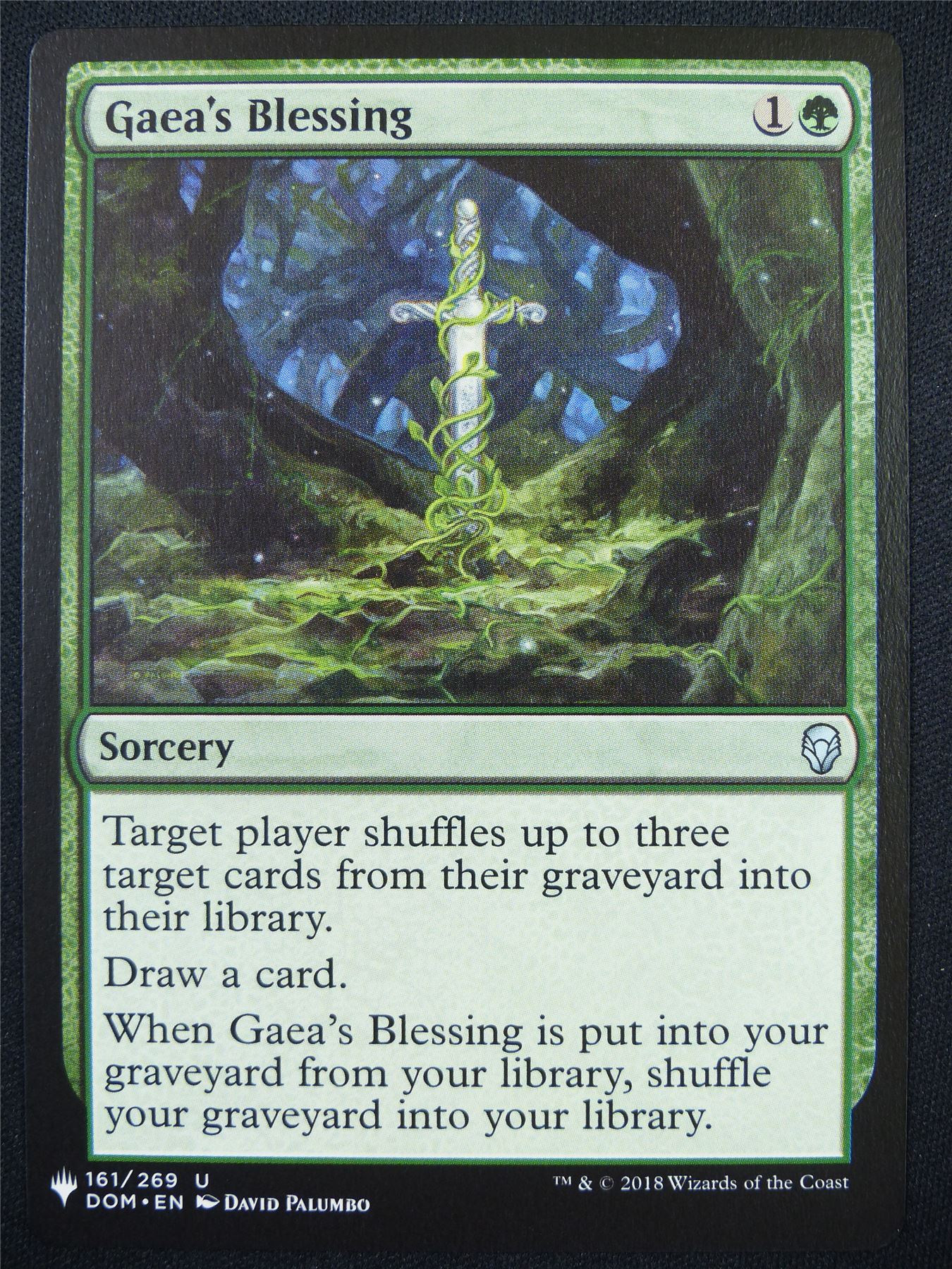 Gaea's Blessing - DOM - Mtg Card #5FM