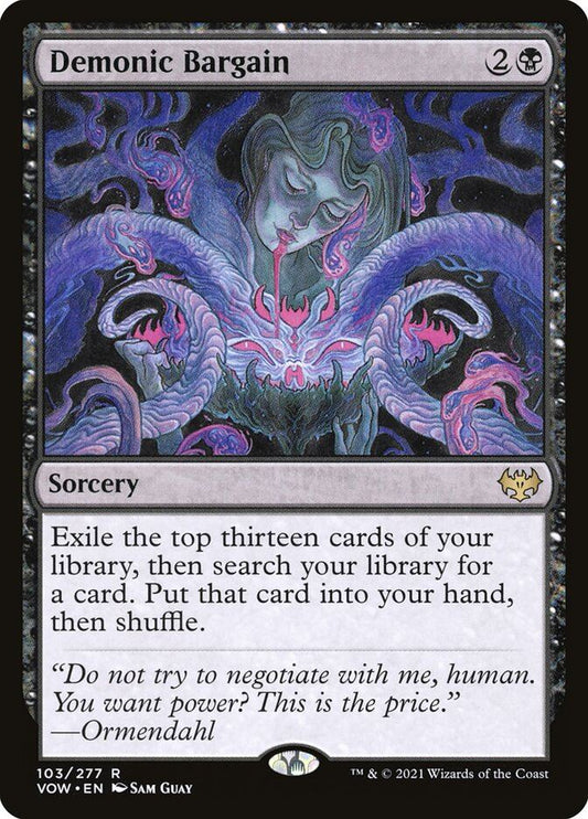 Mtg: VOW : Demonic Bargain -  - NM