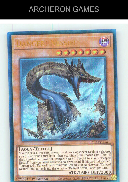 Danger! Nessie! (Collector's Rare) Collector's Rare YUGIOH Card 1st Edition