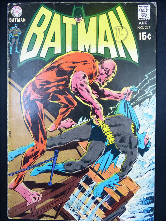 BATMAN #224 well read - DC Comic #3KC