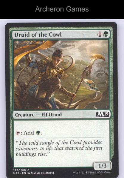 Druid of the Cowl 177 C MTG Card The List Reprints