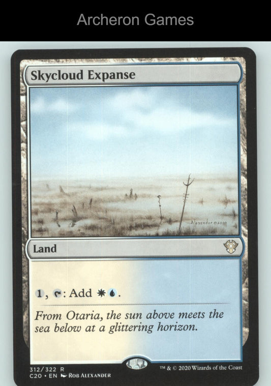 Skycloud Expanse 312 R MTG Card Commander 2020