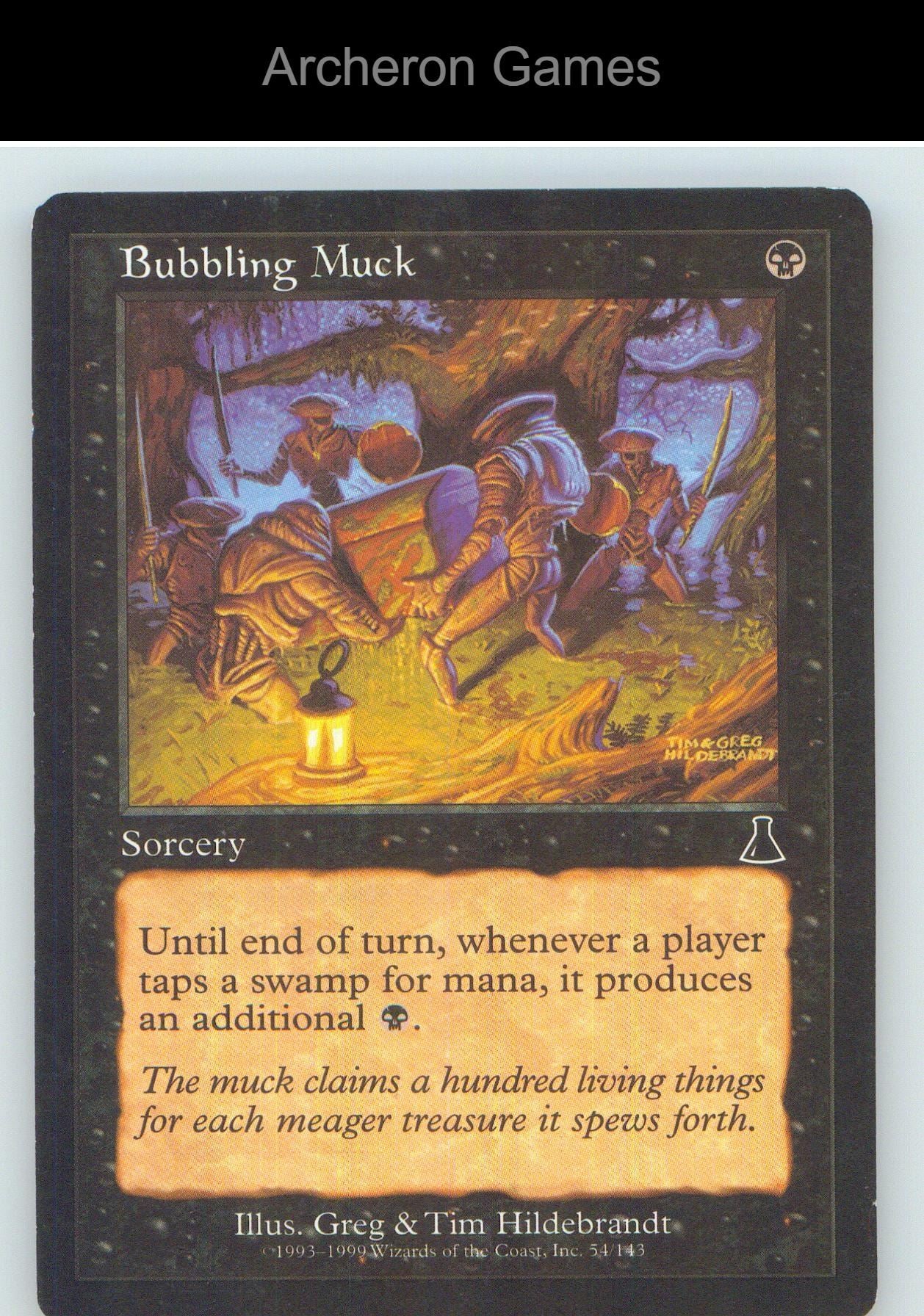 Bubbling Muck PLST 54/143 C MTG Card NM/EX+