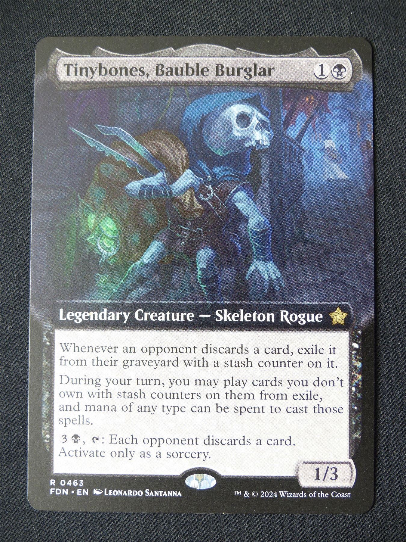 Tinybones Bauble Burglar Extended Art - FDN - Mtg Card #4KZ