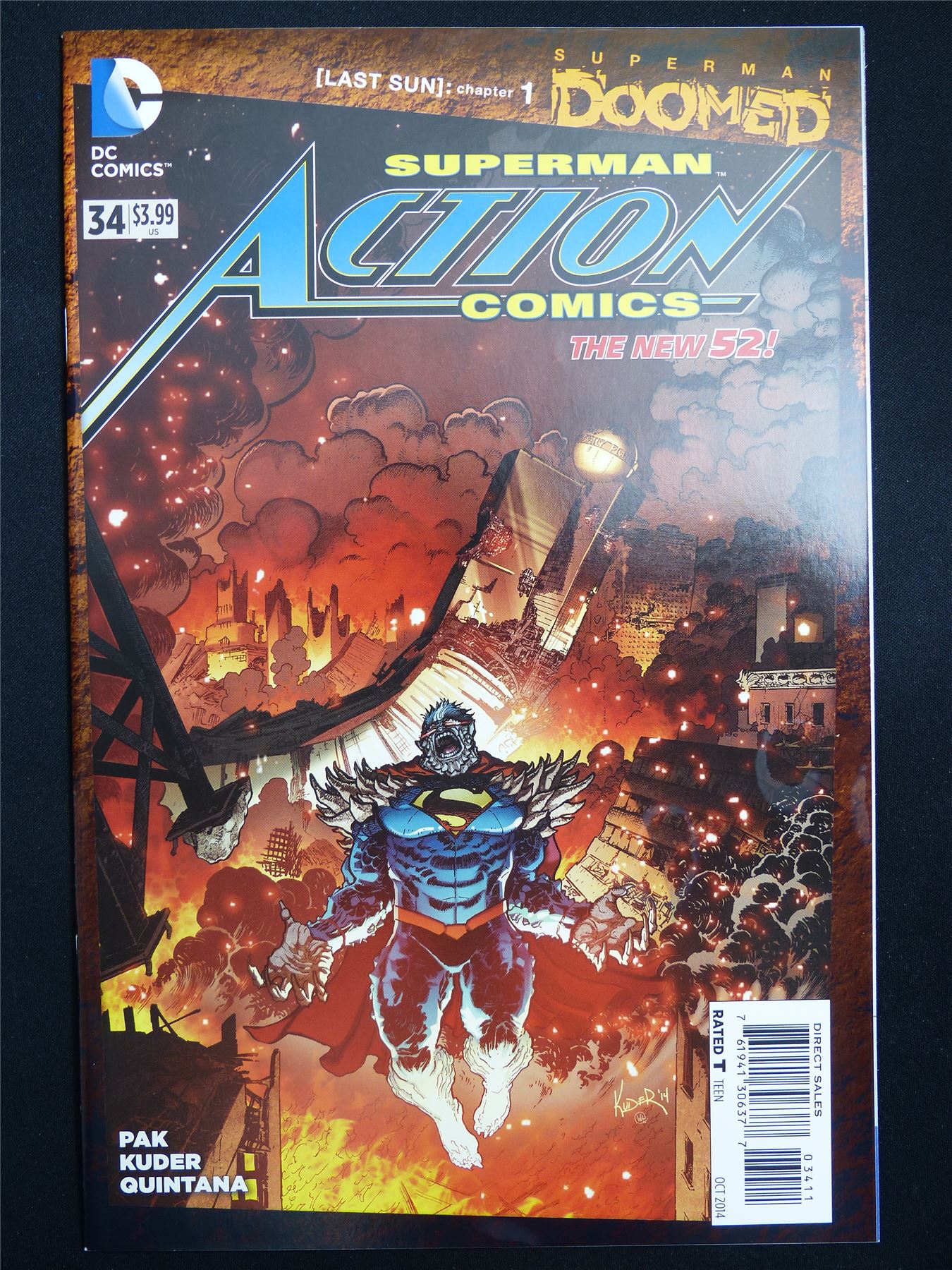 SUPERMAN: Action Comics #34 new 52! - DC Comic #3BU