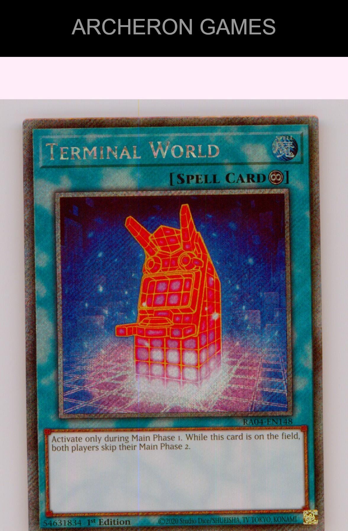 Terminal World (Platinum Secret Rare) YUGIOH Card 1st Edition