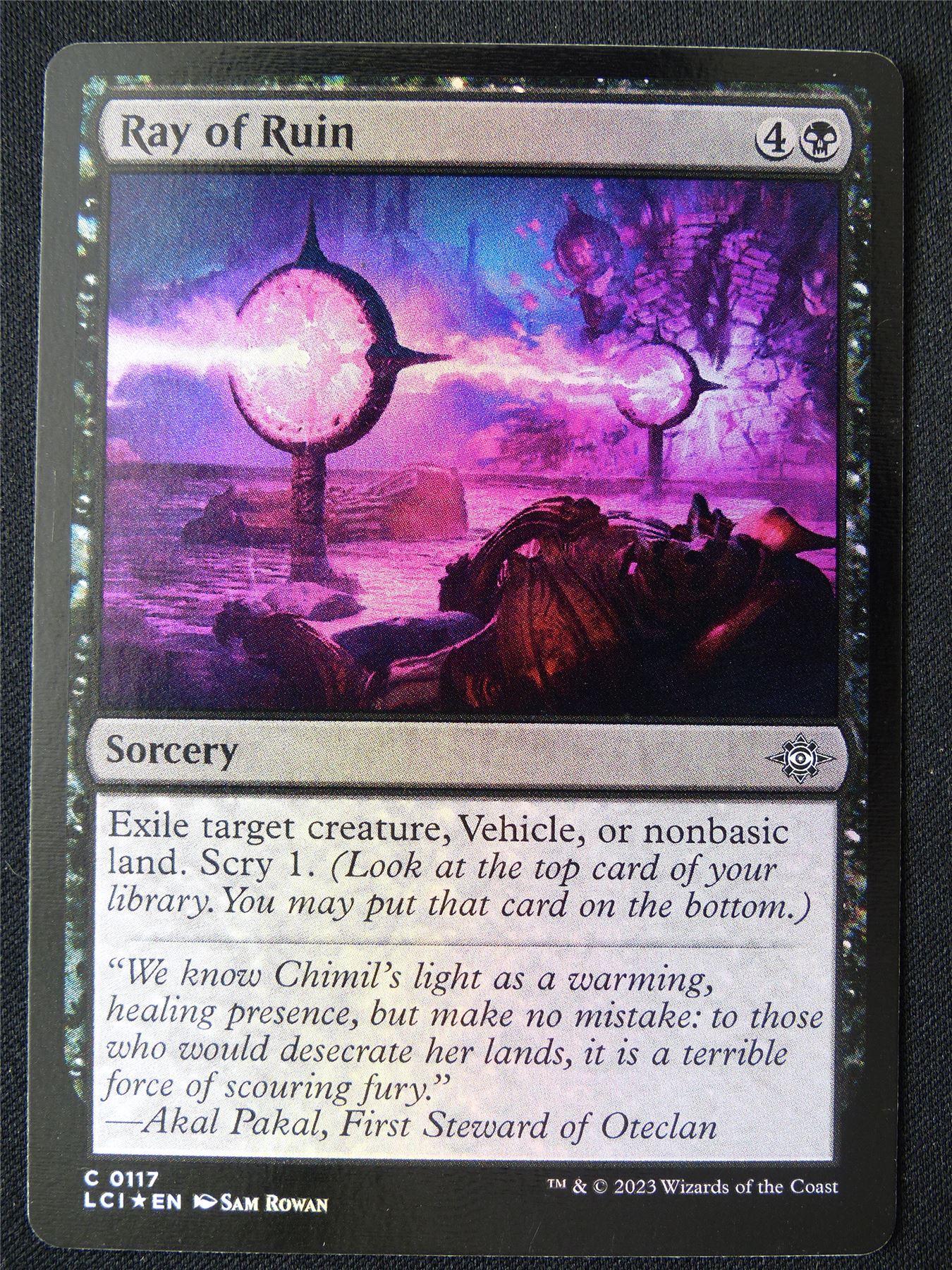 Ray of Ruin Foil - LCI - Mtg Card #2EM