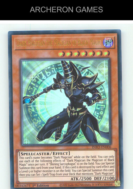 Dark Magician the Magician of Black Magic UR YUGIOH Card 1st Edition