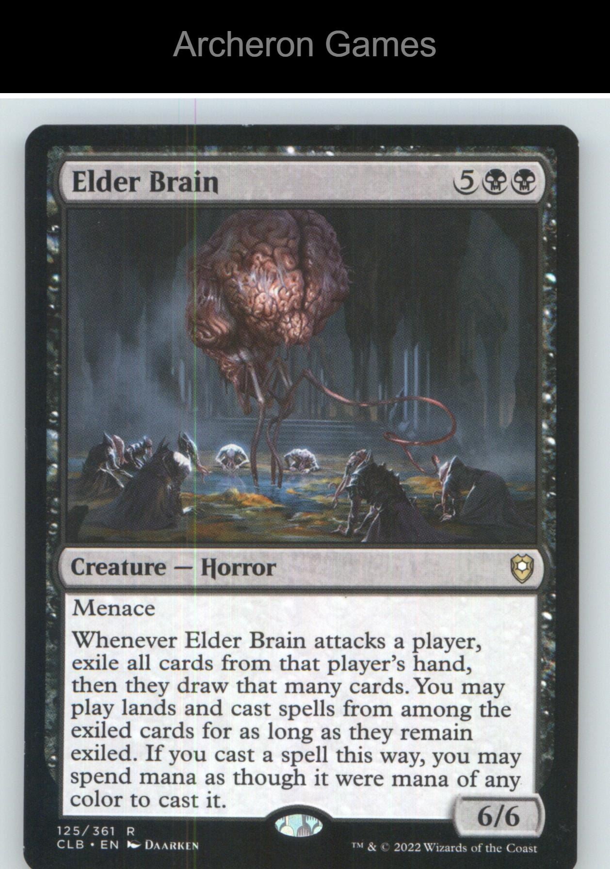 Elder Brain CLB 125 R MTG Card NM/EX+