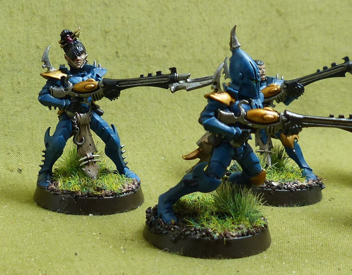 kabalite Warriors set of 5 painted - Aeldari - Warhammer 40K #43O