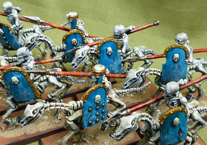 Skeleton Horsemen set of 8 painted - Tomb Kings of Khemri - Warhammer Old World #1O0