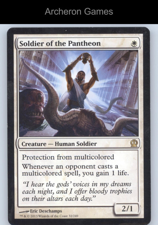 Soldier of the Pantheon 32 R MTG Card Theros