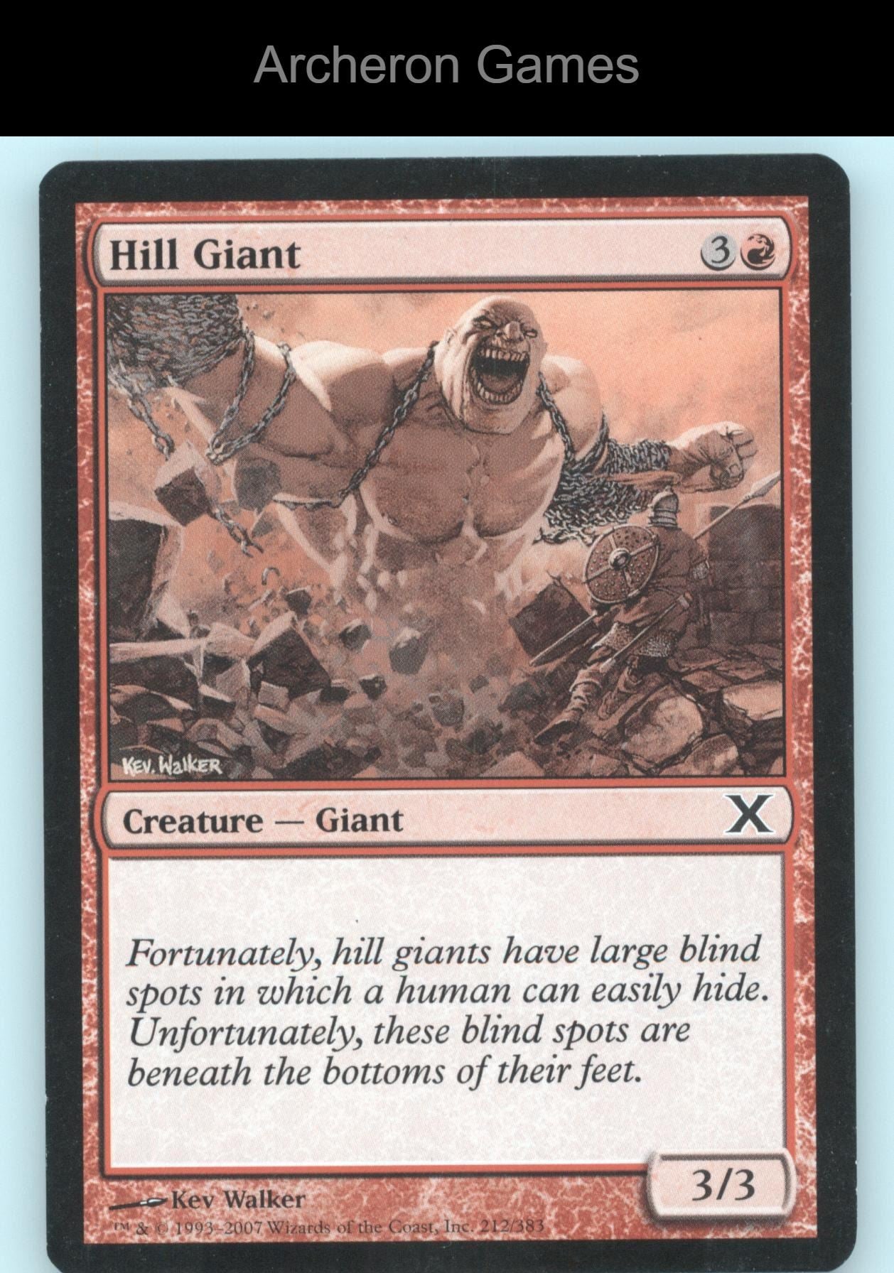 Hill Giant 212 C MTG Card 10th Edition