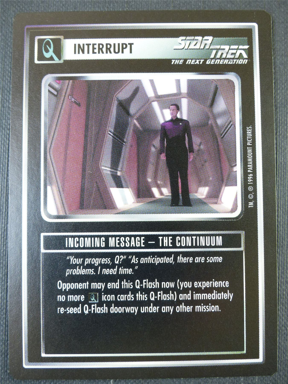 Incoming Message - The Continuum - NG - Star Trek Card #671