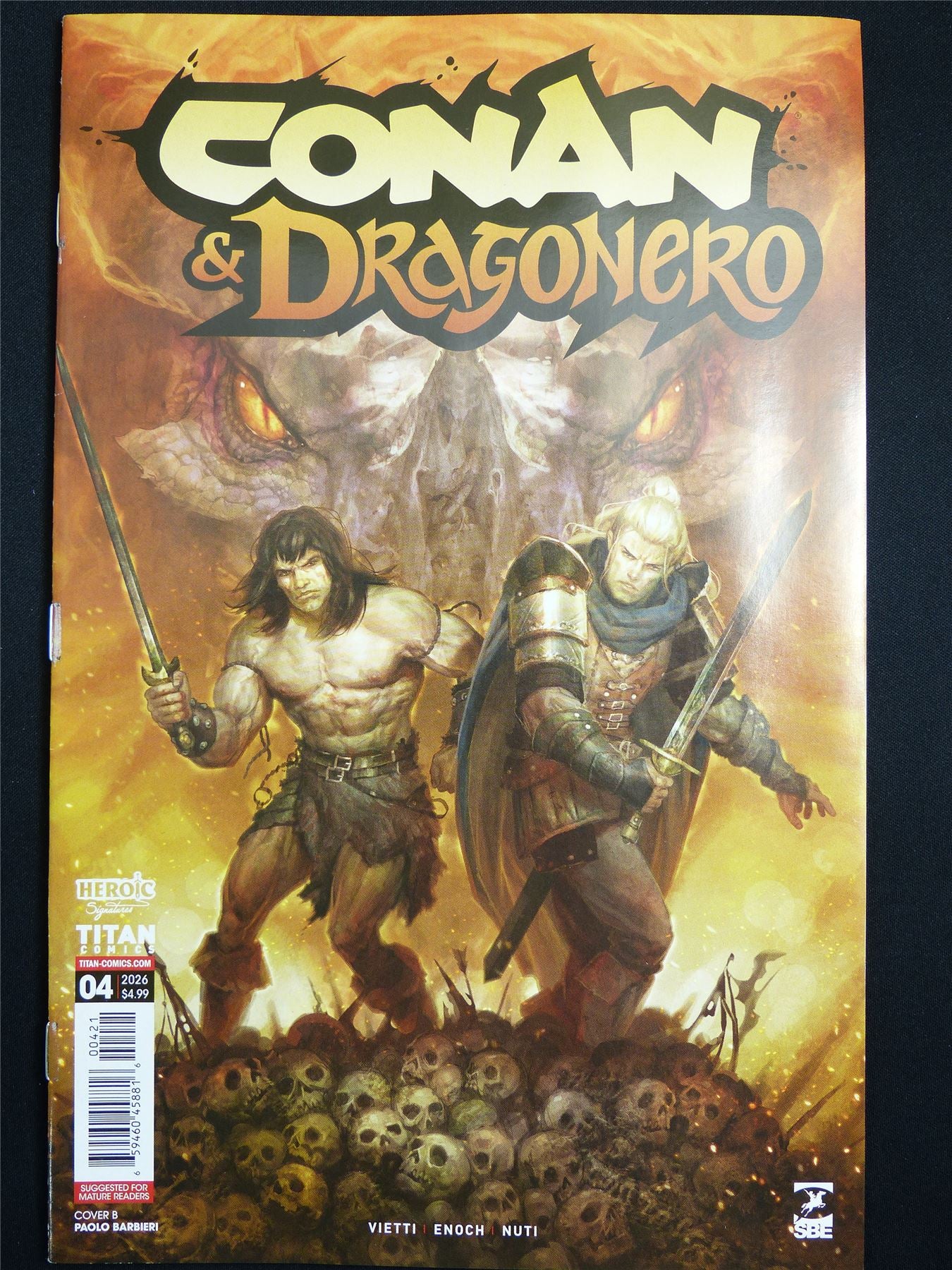 CONAN & Dragonero #4 Cvr B - Aug 2026 Titan Comic #35F