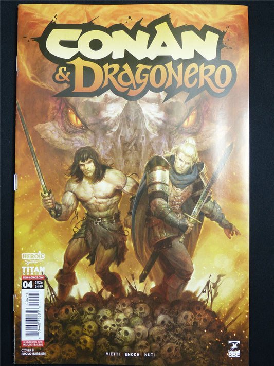 CONAN & Dragonero #4 Cvr B - Aug 2026 Titan Comic #35F