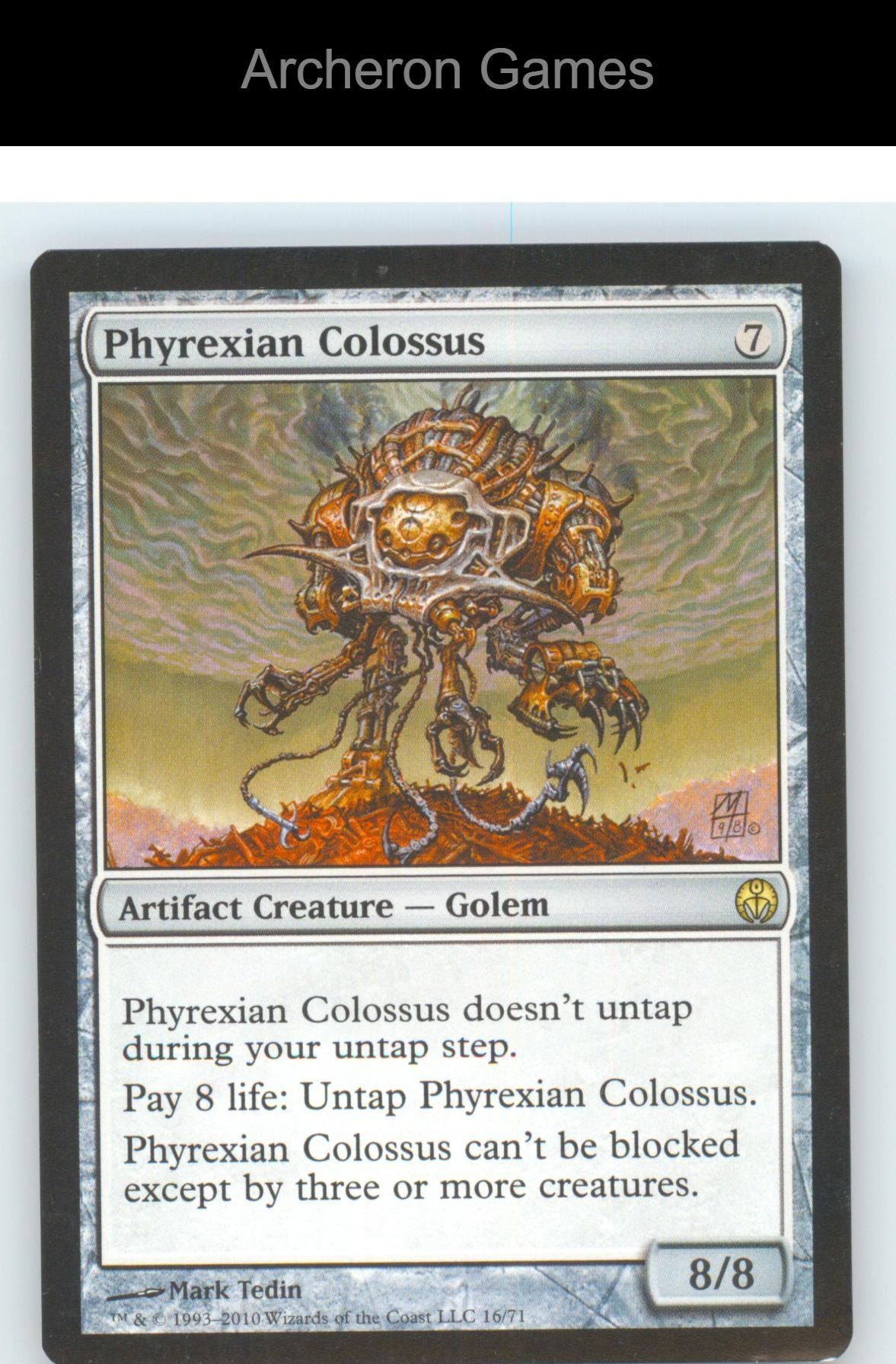 Phyrexian Colossus PZ1 16 R MTG Card NM/EX+