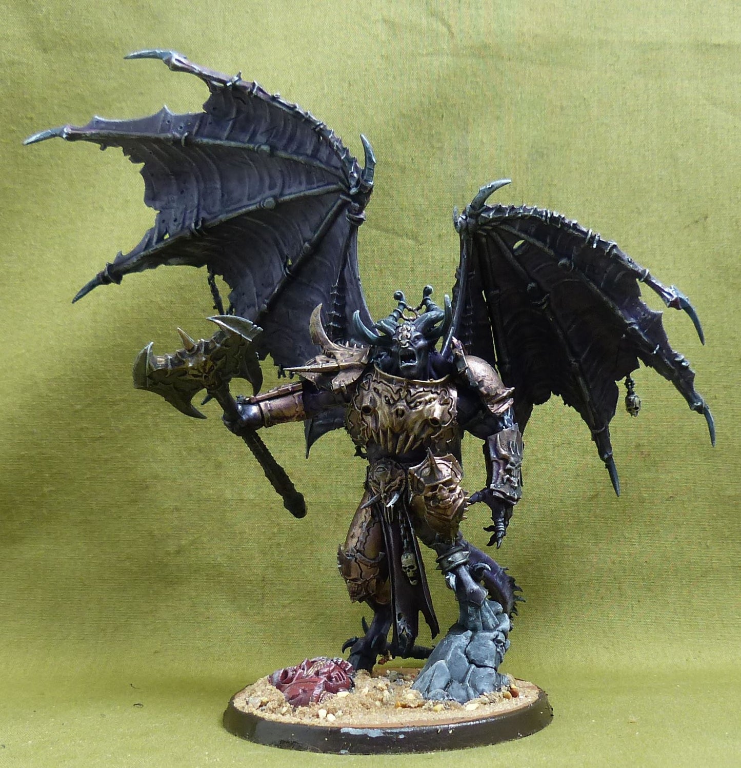 Daemon Prince painted - Chaos Daemons - Warhammer 40K AoS #5BC