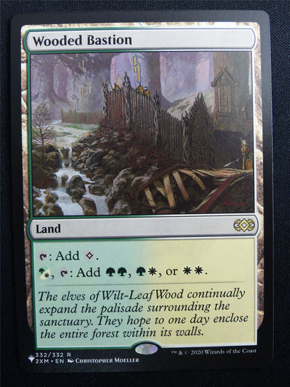 Wooded Bastion - 2XM - Mtg Card #3FQ