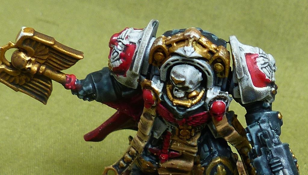 Terminator Chaplain Tarentus painted - White Scars - Warhammer 40K #4PO
