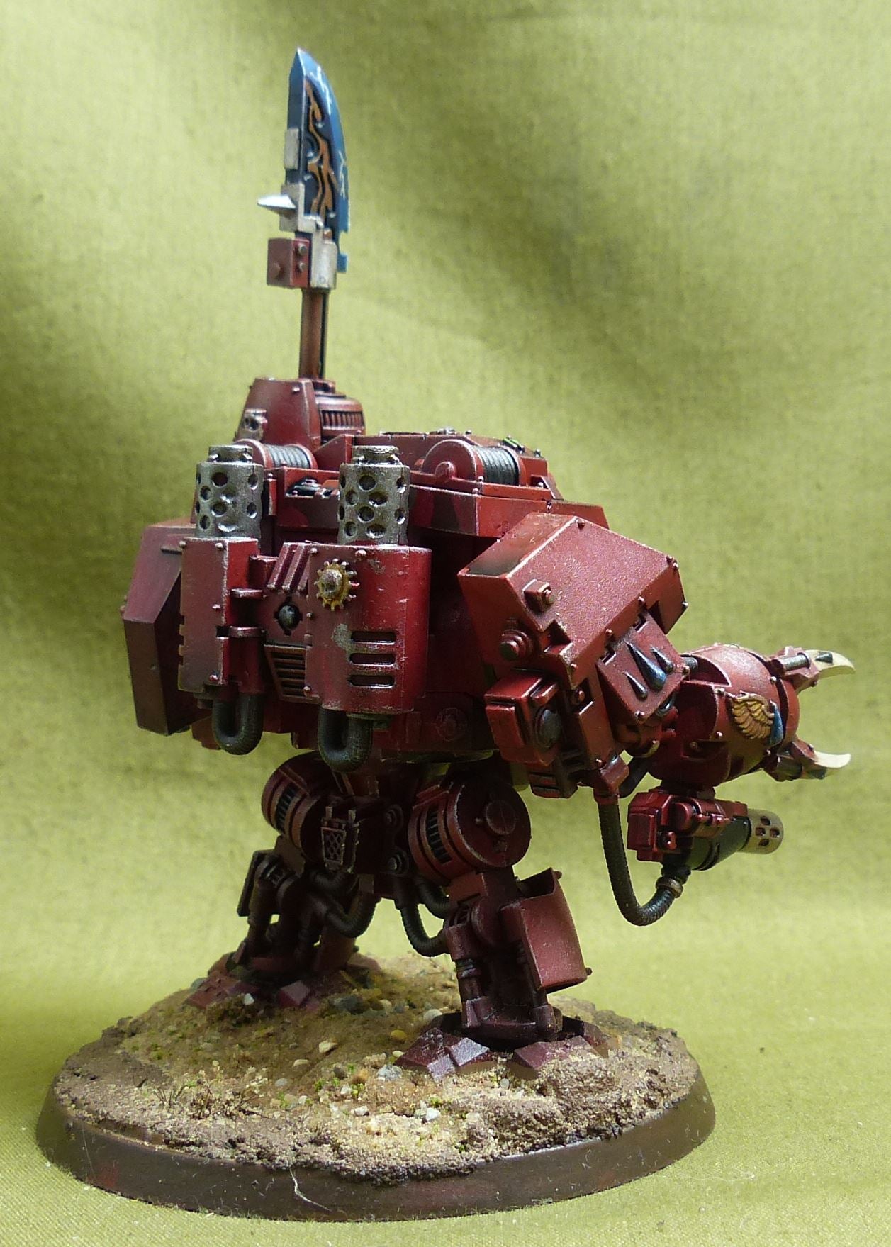 Venerable Dreadnought painted - Blood Angels - Warhammer 40K #3YQ