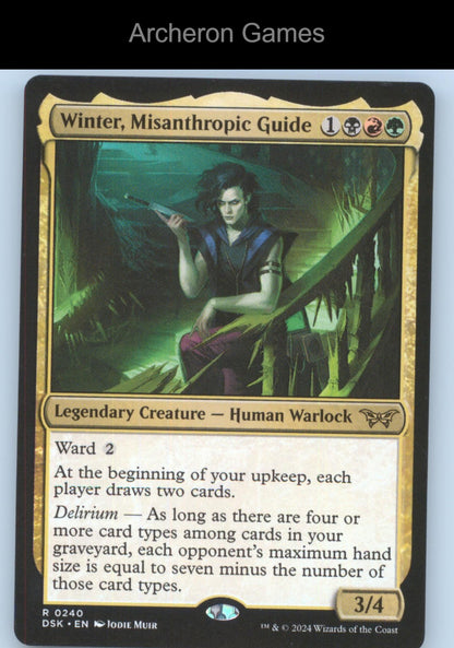 Winter, Misanthropic Guide 240 R MTG Card Duskmourn: House of Horror