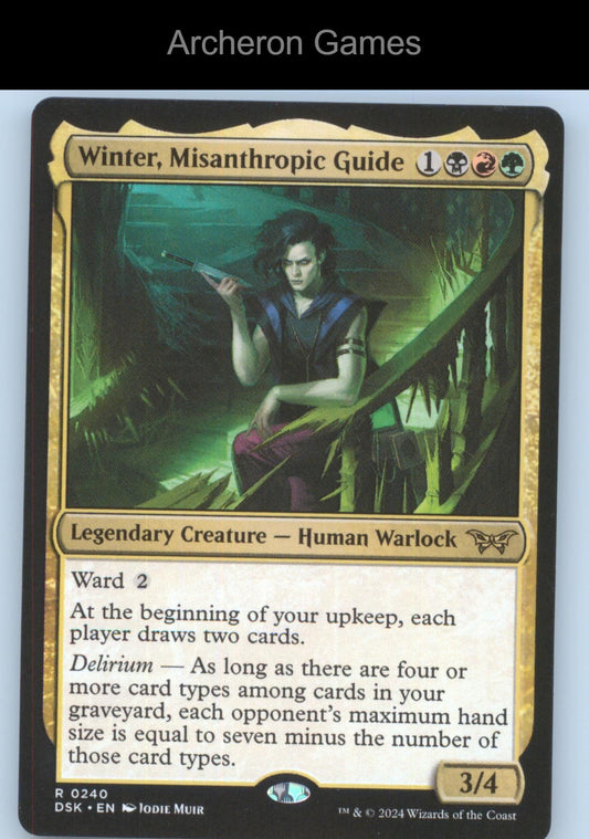 Winter, Misanthropic Guide 240 R MTG Card Duskmourn: House of Horror