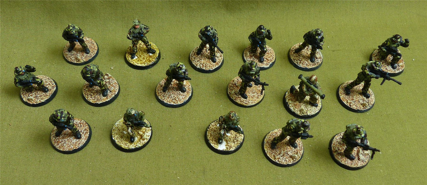 Battlefield Evolution: EFTF European Federal Task Force Plastic Miniatures #R0